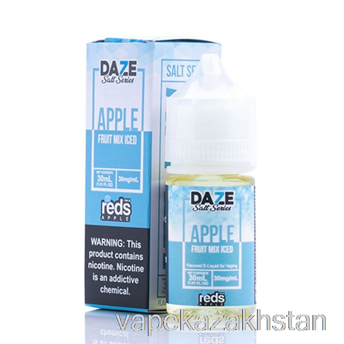 Vape Smoke ICED Fruit Mix - Red's Apple E-Juice - 7 DAZE SALT - 30mL 50mg